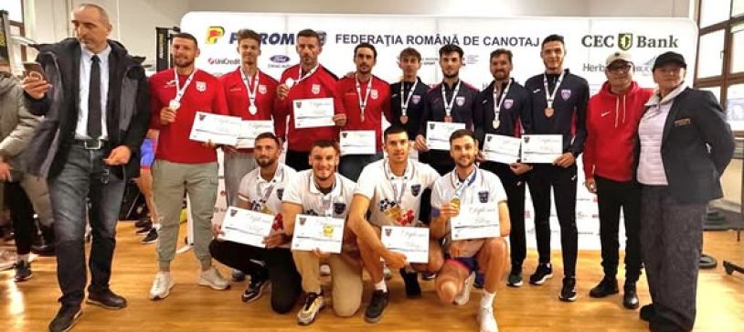 Festivitatea de premiere organizată după Campionatul Național Ergometru Seniori și Masters.