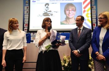 Valeria Răcilă Van Groningen a fost premiată la ceremonia desfășurată săptămâna trecută, înaintea Adunării Generale a Comitetului Olimpic și Sportiv Român (COSR).