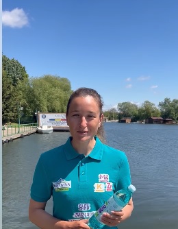 Campioana olimpică Simona Radiș noua apa Bucovina PLUS MINERAL !
